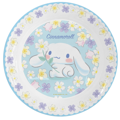ถาดกลมพลาสติก Cinnamoroll 25 CM